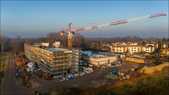 Controllo cantiere con drone Brescia