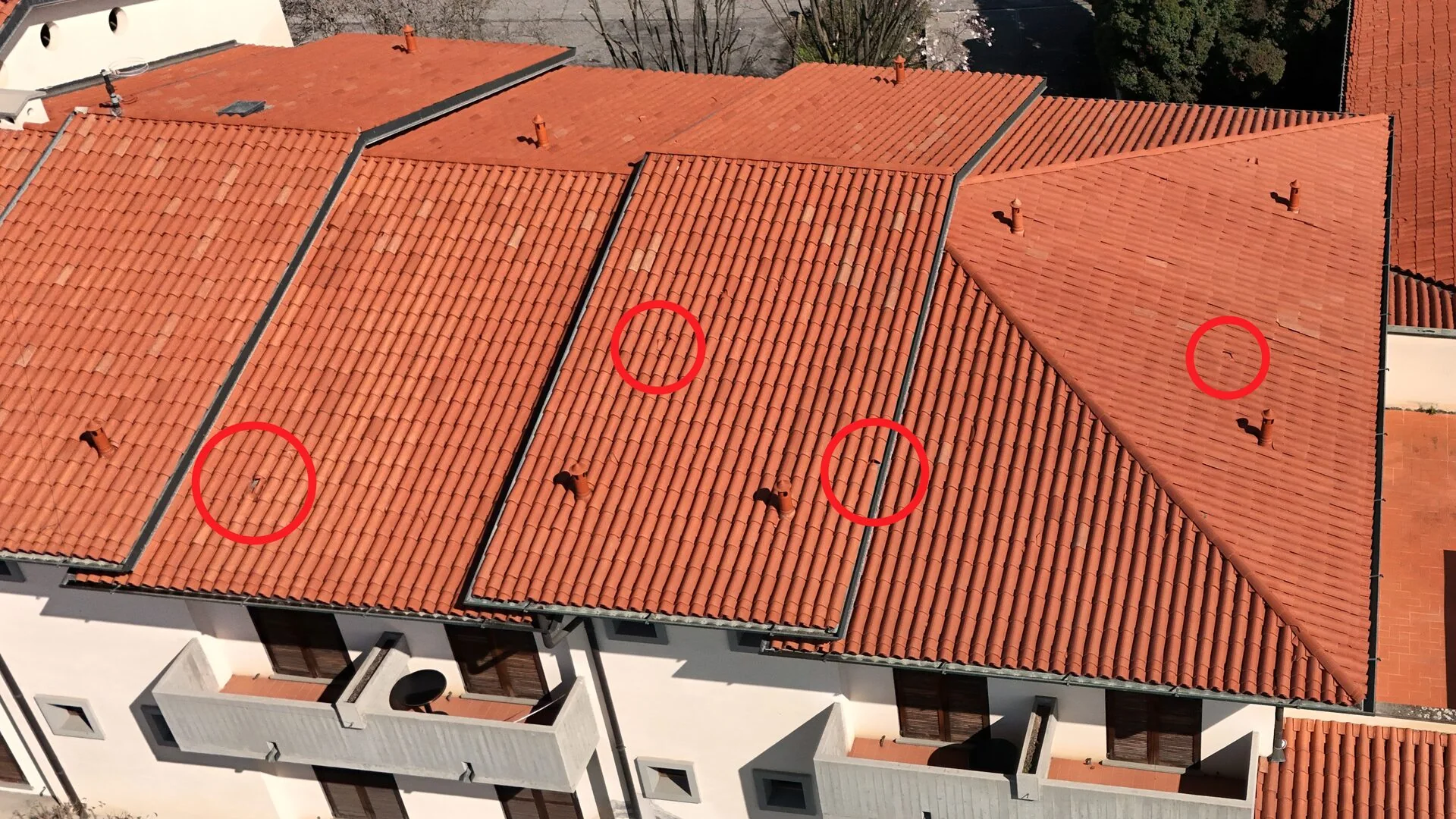 Ispezione coperture con drone Brescia